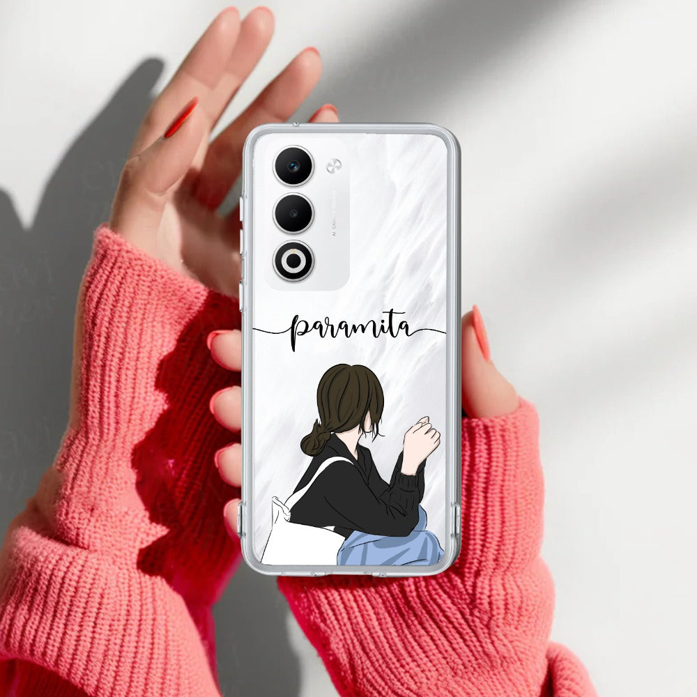 Relax Mood Customize Transparent Silicon Case For Oppo