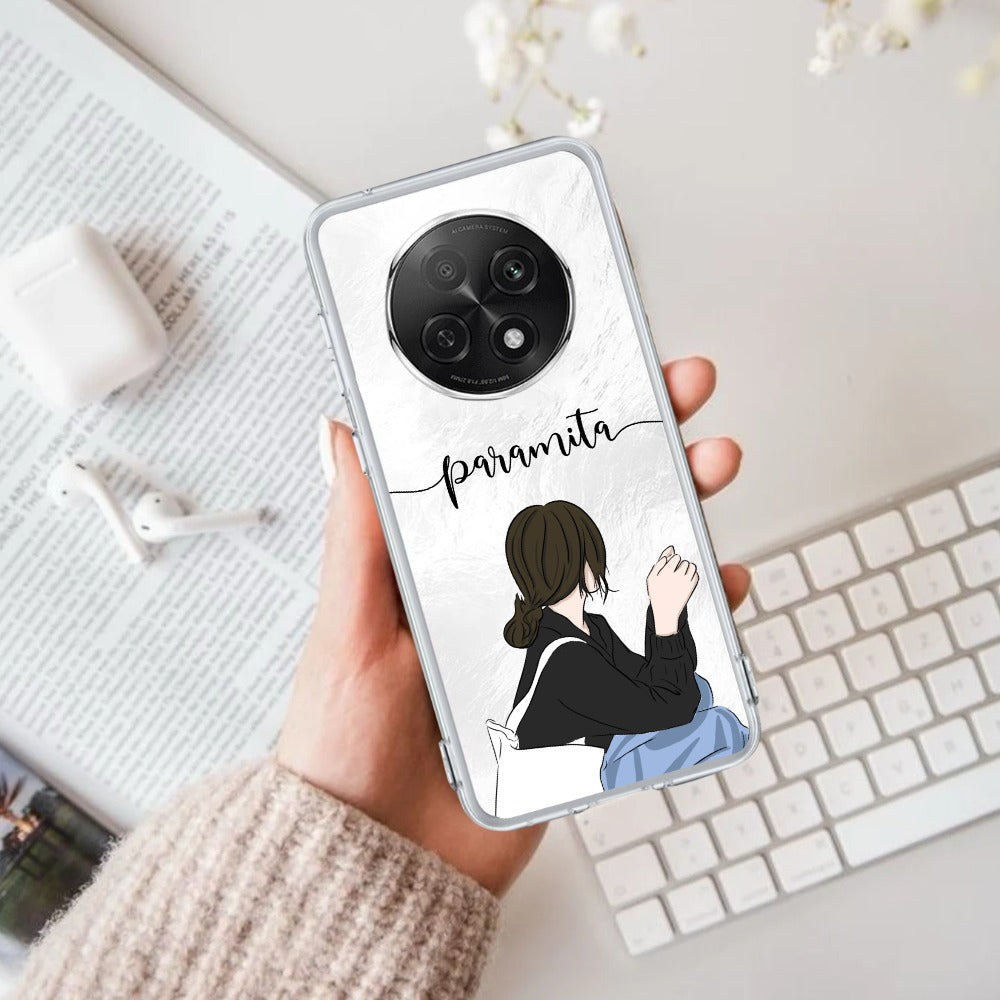 Relax Mood Customize Transparent Silicon Case For Oppo