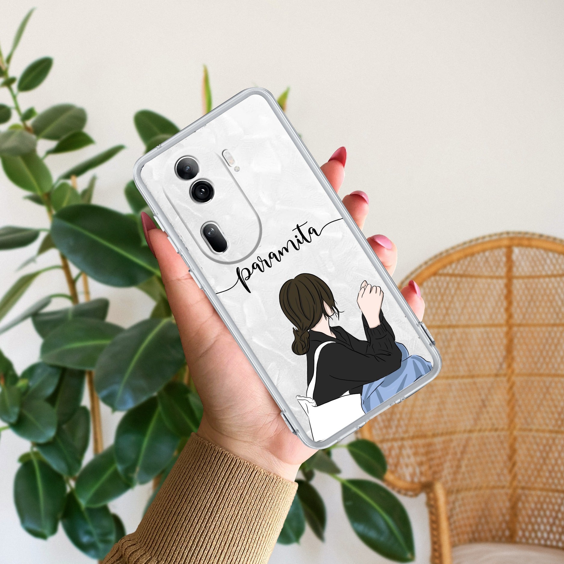 Relax Mood Customize Transparent Silicon Case For Oppo Reno 11 Pro 5G