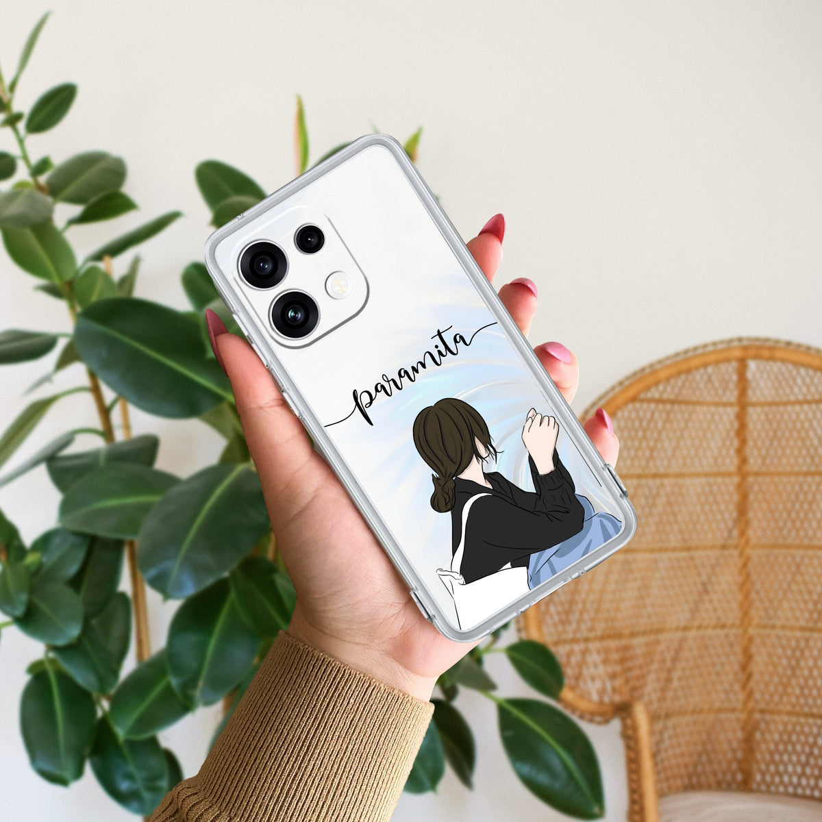 Relax Mood Customize Anti Yellow Case For Oppo Reno 16C 5G