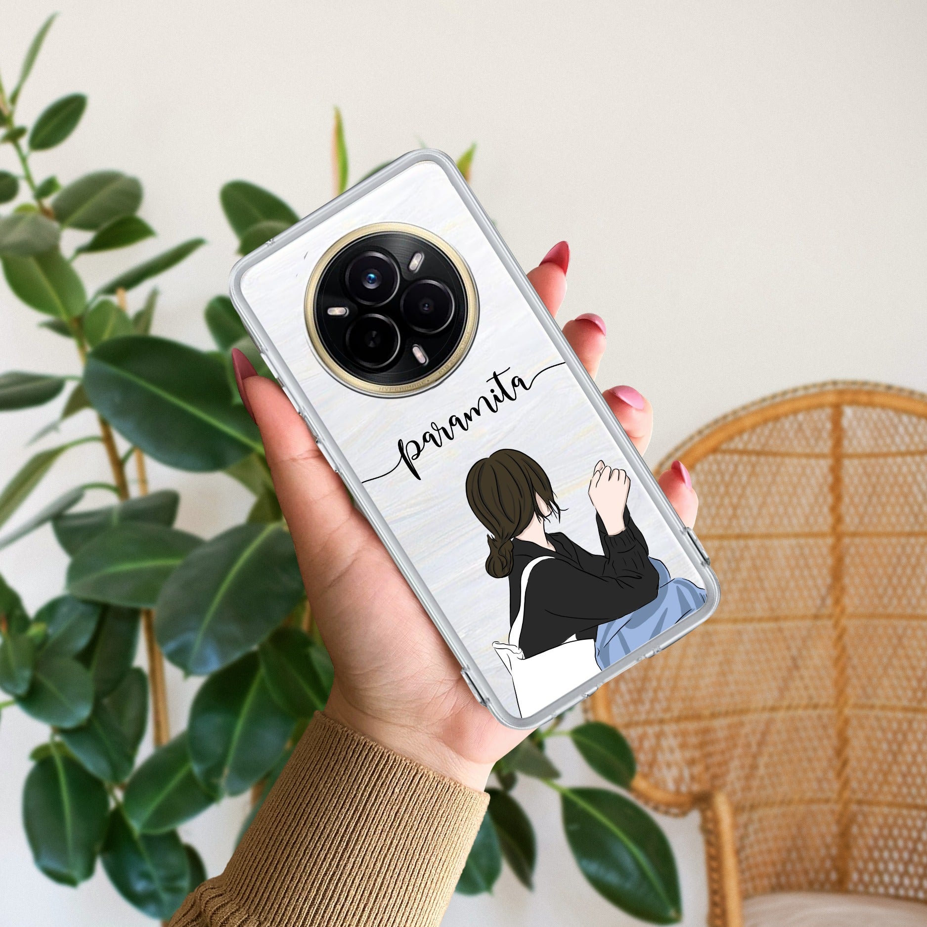 Relax Mood Customize Anti Yelllow Case For Realme 14 Pro Plus 5G