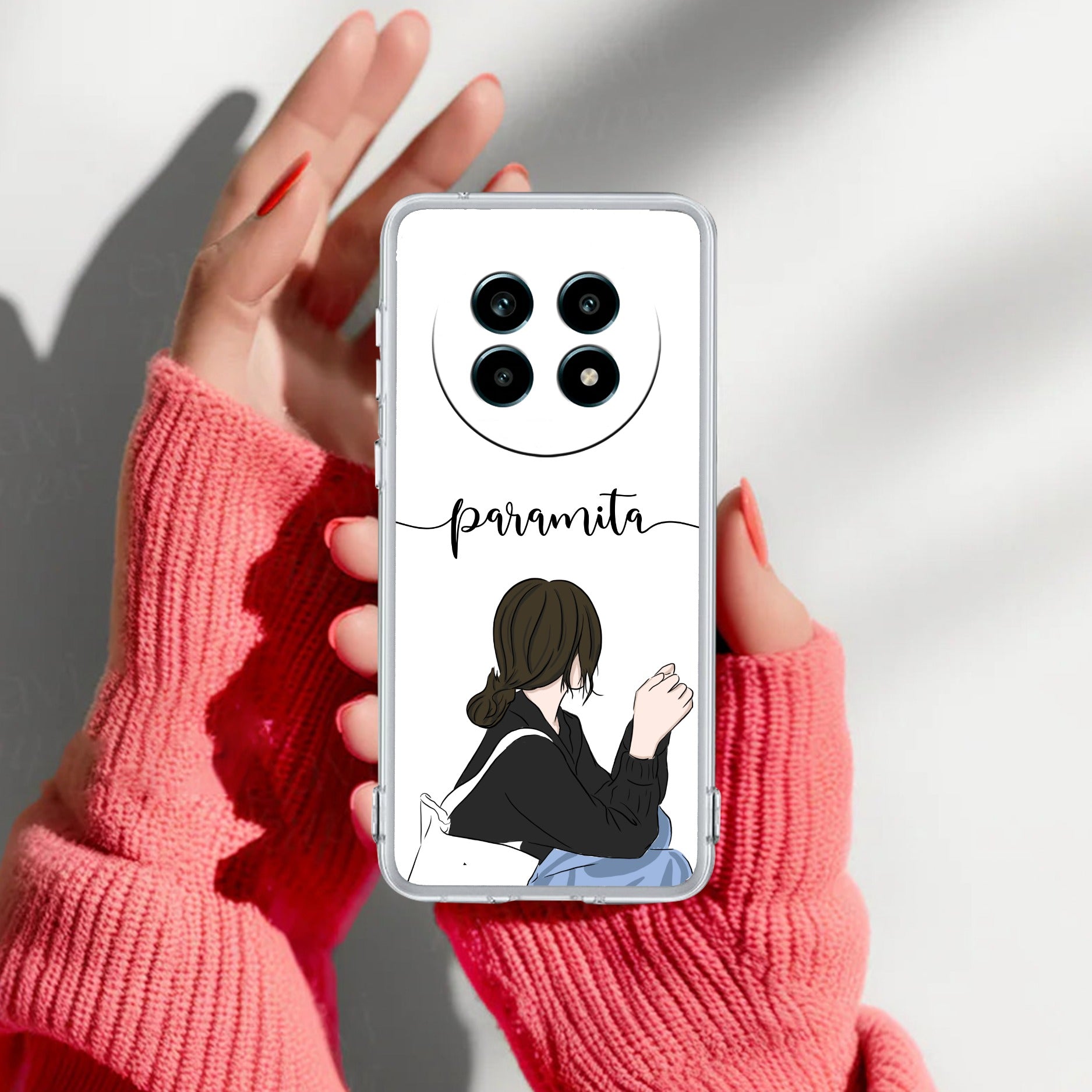 Relax Mood Customize Transparent Silicon Case For Realme 14 Pro Lite 5G
