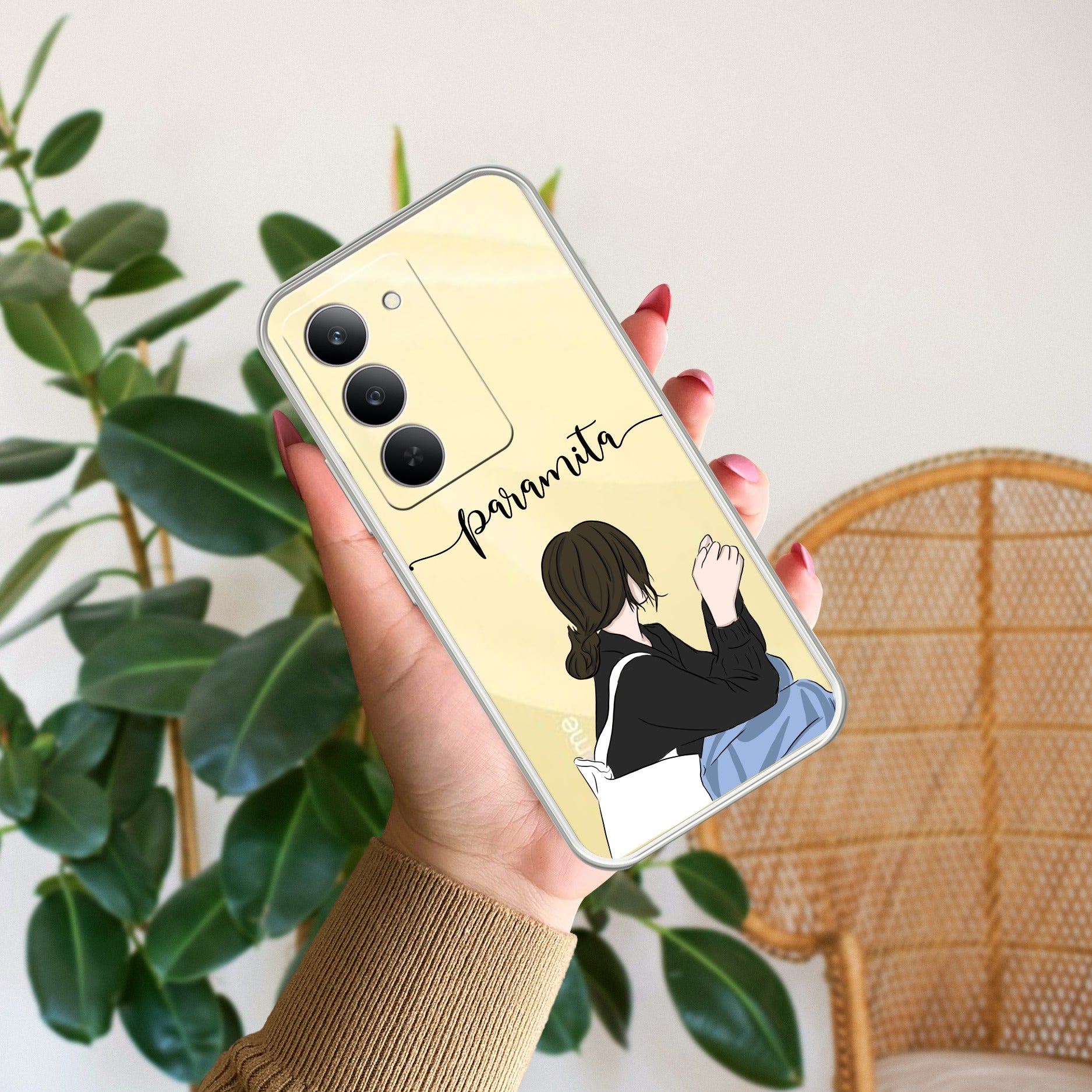 Relax Mood Customize Transparent Silicon Case For Realme 14x 5G