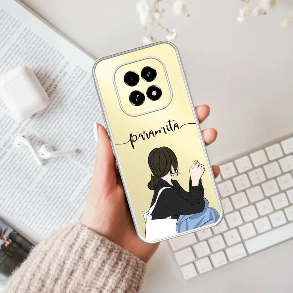 Love Couple Customize Anti Yellow Case For Oppo F29 5G