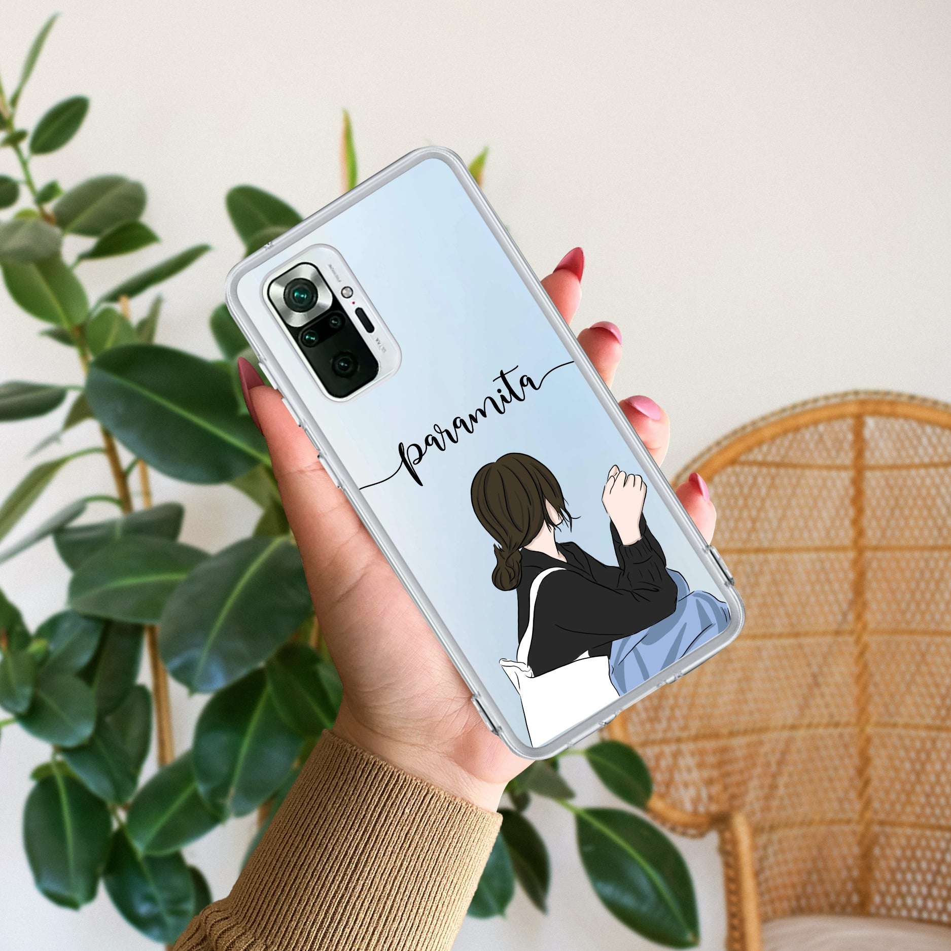 Relax Mood Customize Transparent Silicon Case For Redmi Note 10 Pro / Redmi Note 10 Pro Max