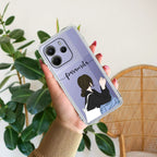 Relax Mood Customize Transparent Silicon Case For REDMI Note 14 SE 5G