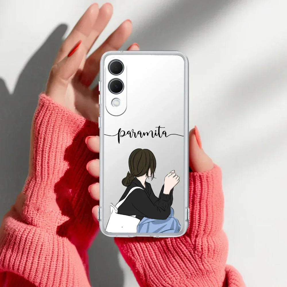 Relax Mood Customize Transparent Silicon Case For Samsung Galaxy S23 FE 5G