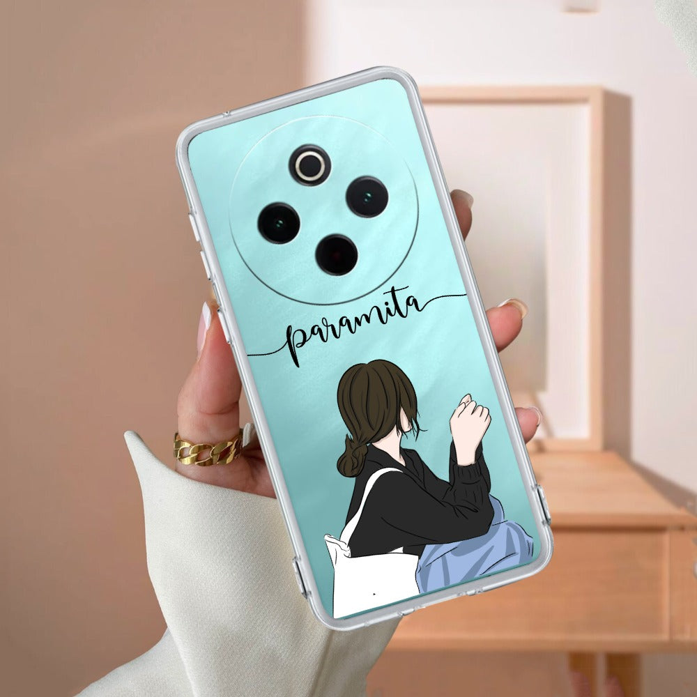 Relax Mood Customize Transparent Silicon Case For Vivo