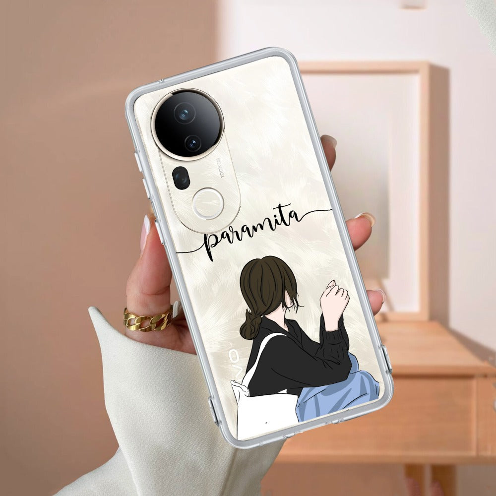 Relax Mood Customize Transparent Silicon Case For Vivo