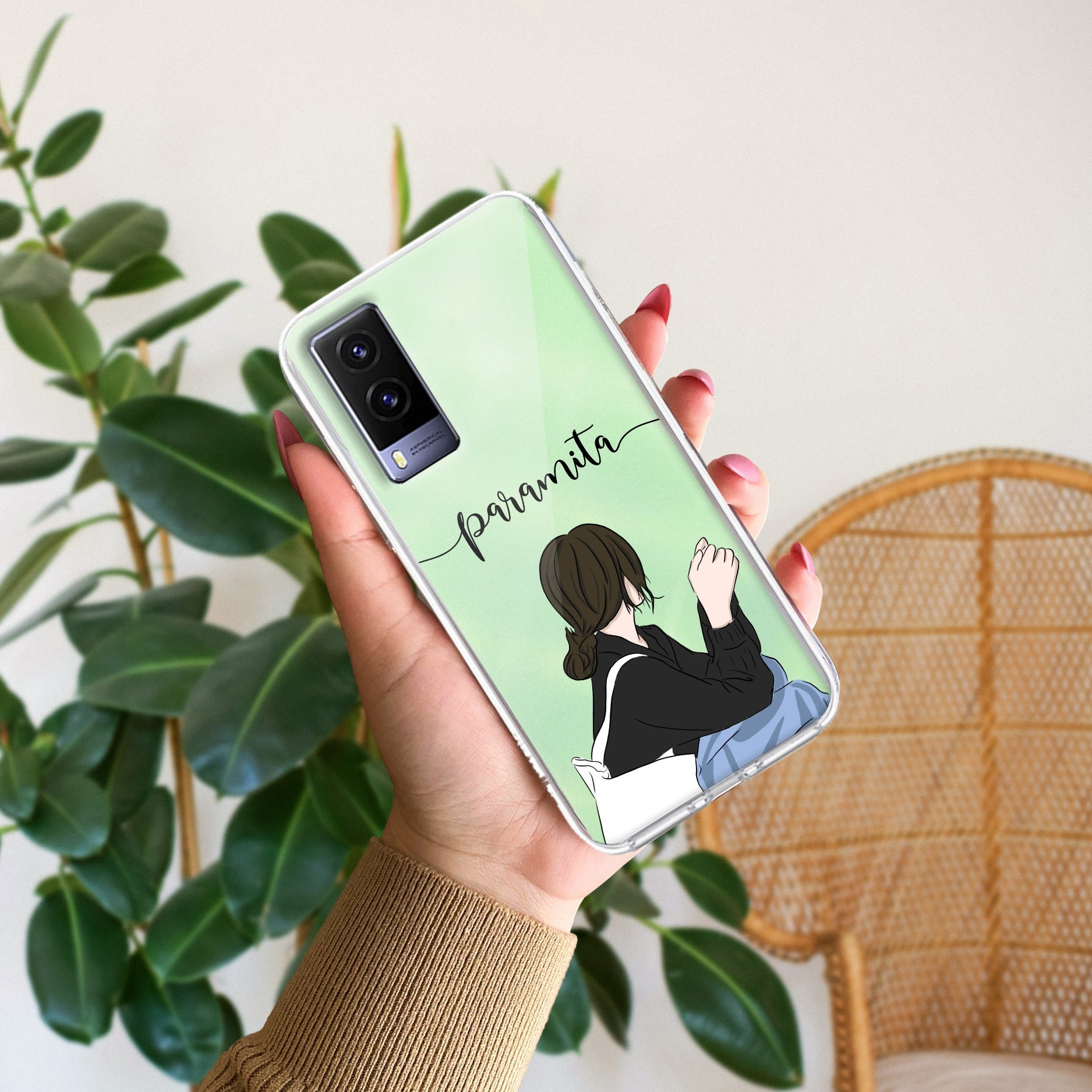 Relax Mood Customize Transparent Silicon Case For Vivo V60e 5G