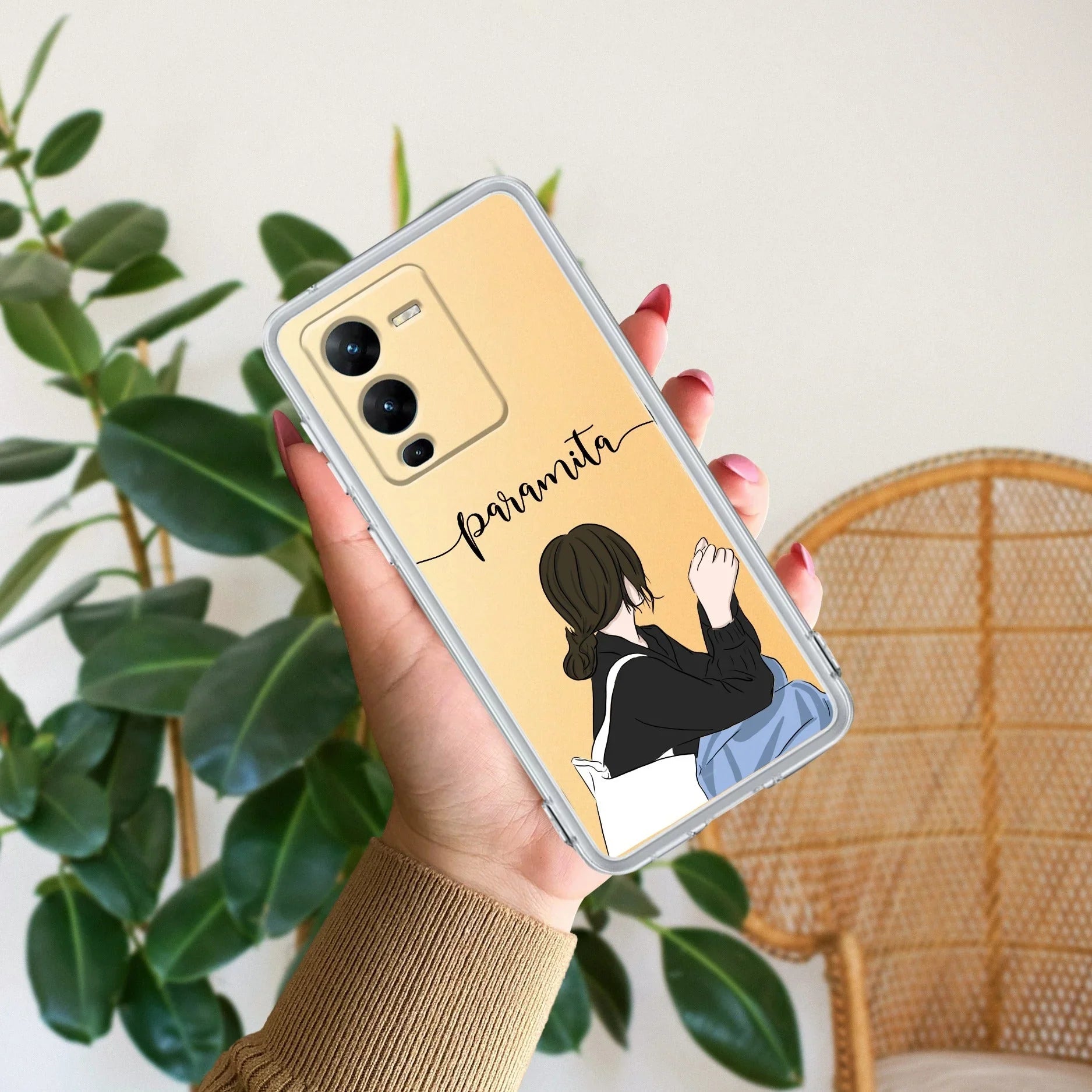 Relax Mood Customize Transparent Silicon Case For Vivo - ShopOnCliQ