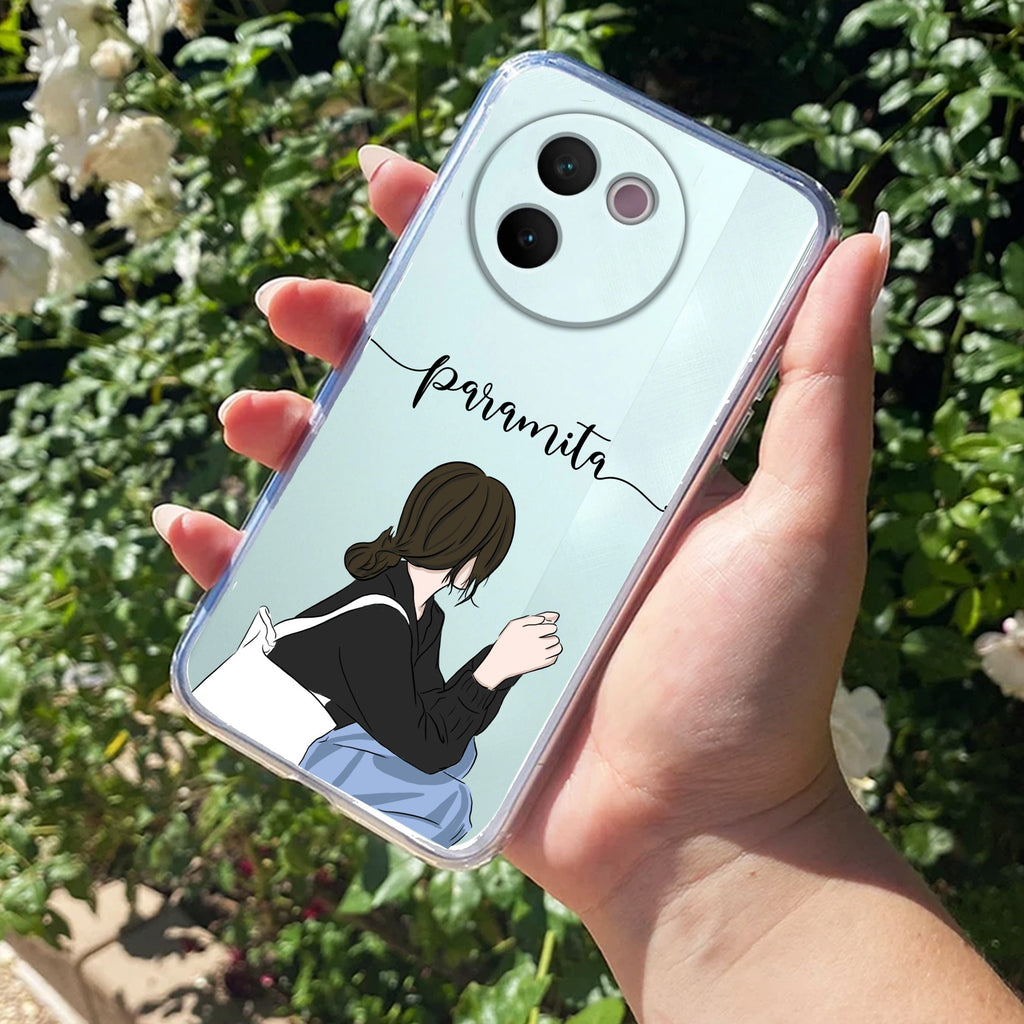 Relax Mood Customize Transparent Silicon Case For Vivo V30e 5G
