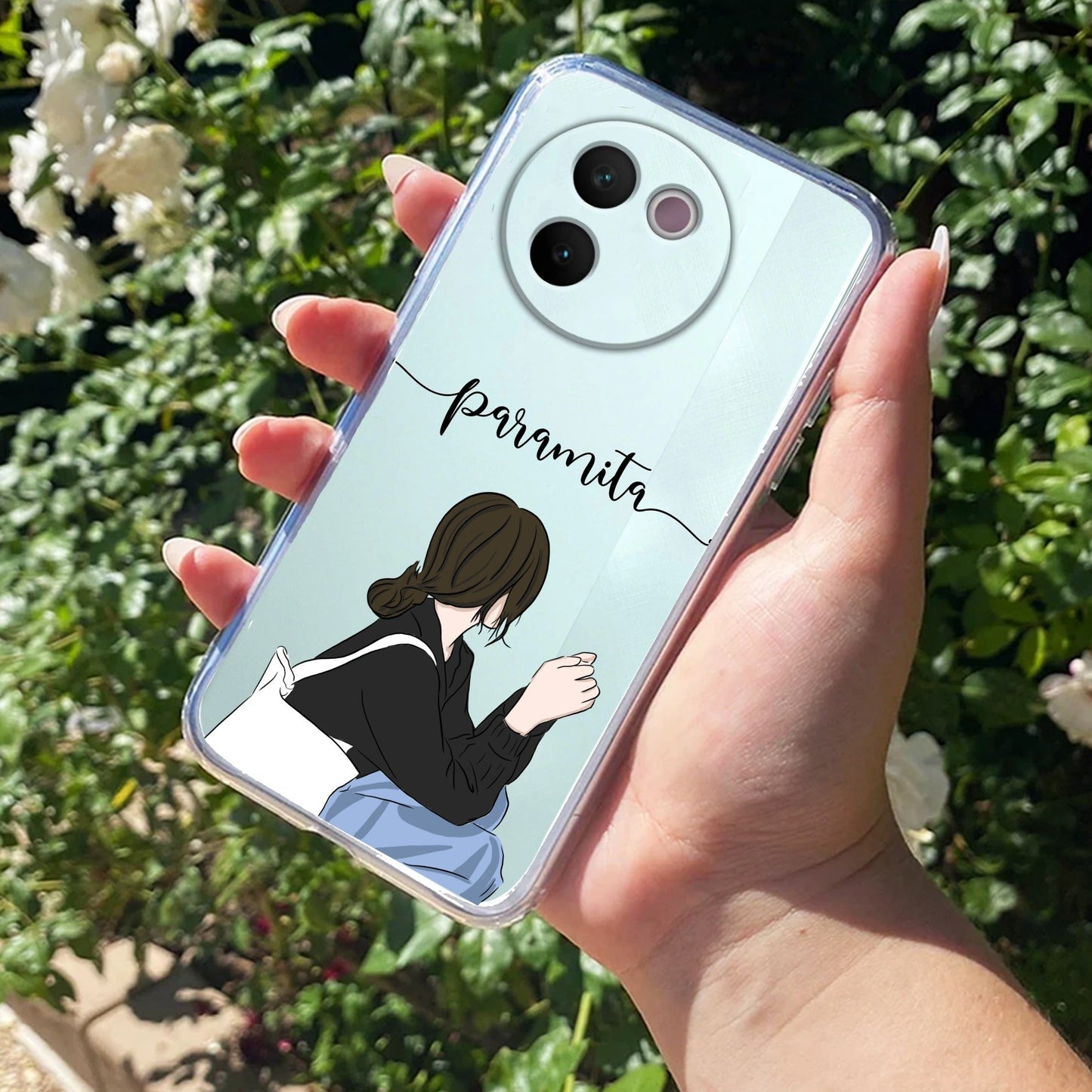 Relax Mood Customize Transparent Silicon Case For Vivo