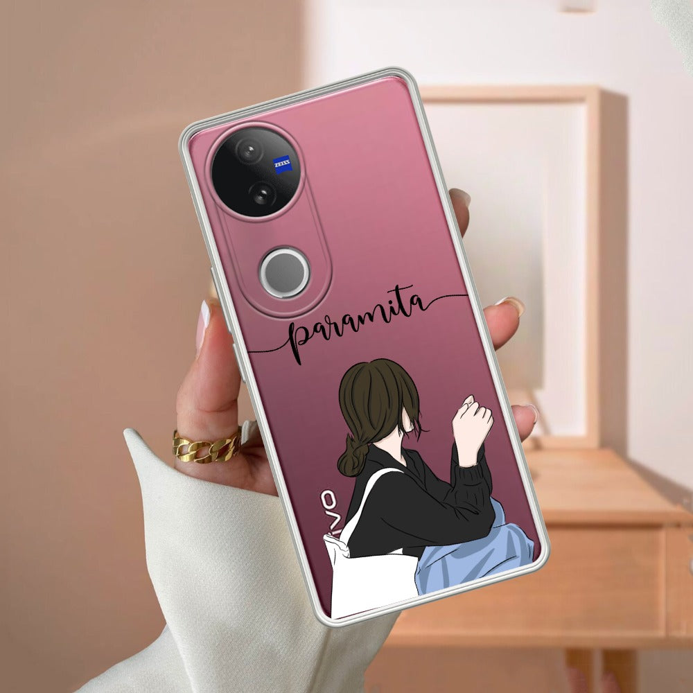 Relax Mood Customize Transparent Silicon Case For Vivo