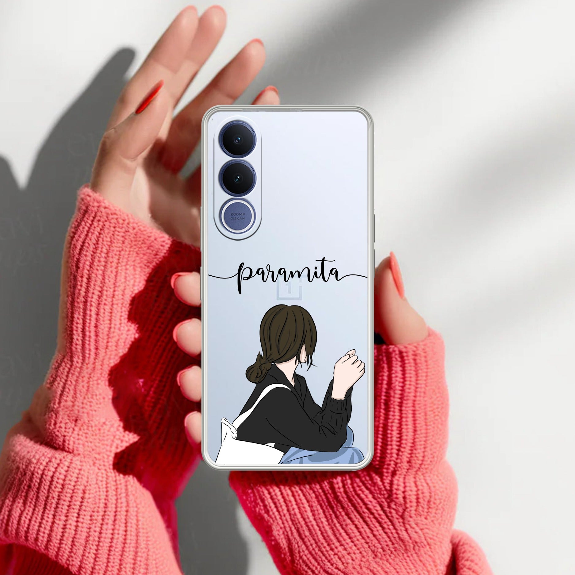Relax Mood Customize Transparent Silicon Case For Vivo V70 FE 5G