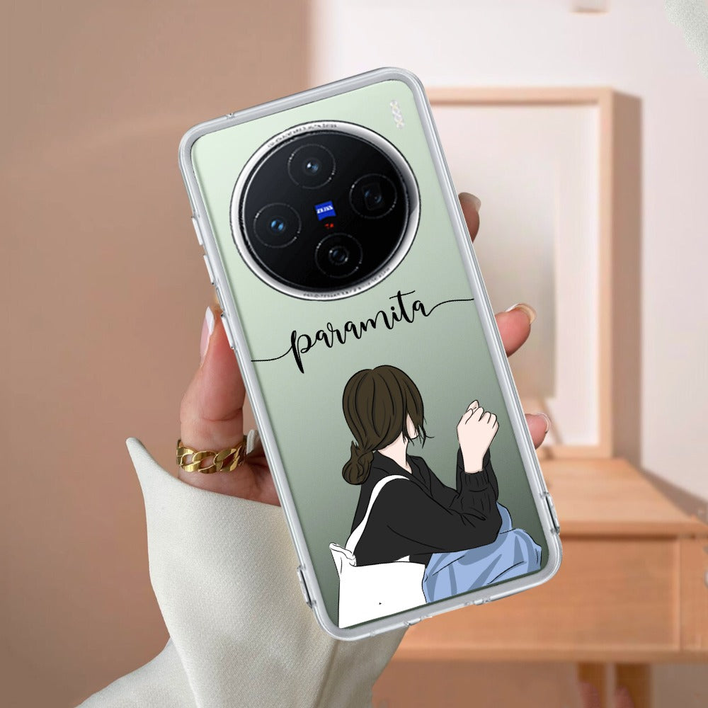 Relax Mood Customize Transparent Silicon Case For Vivo