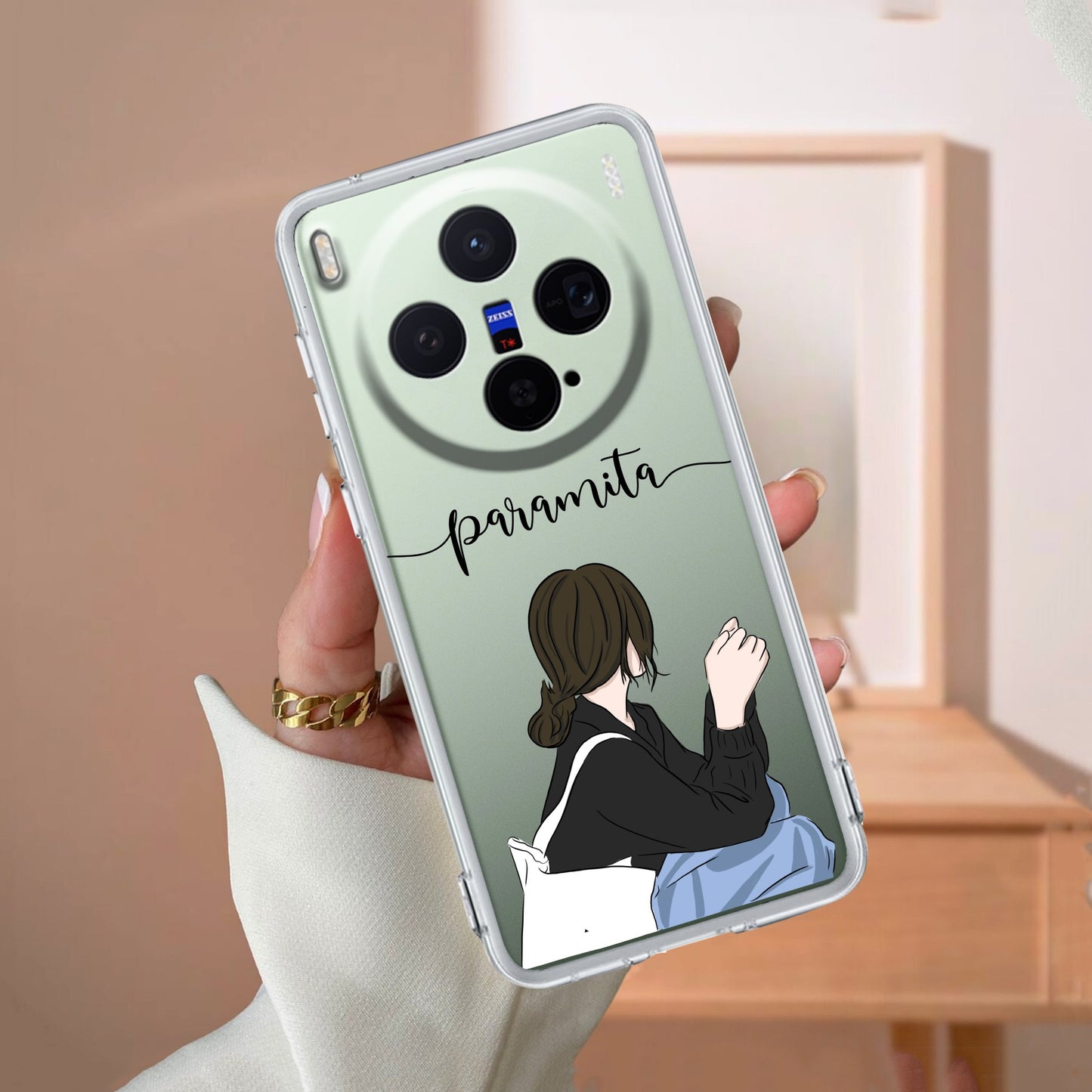 Relax Mood Customize Transparent Silicon Case For Vivo