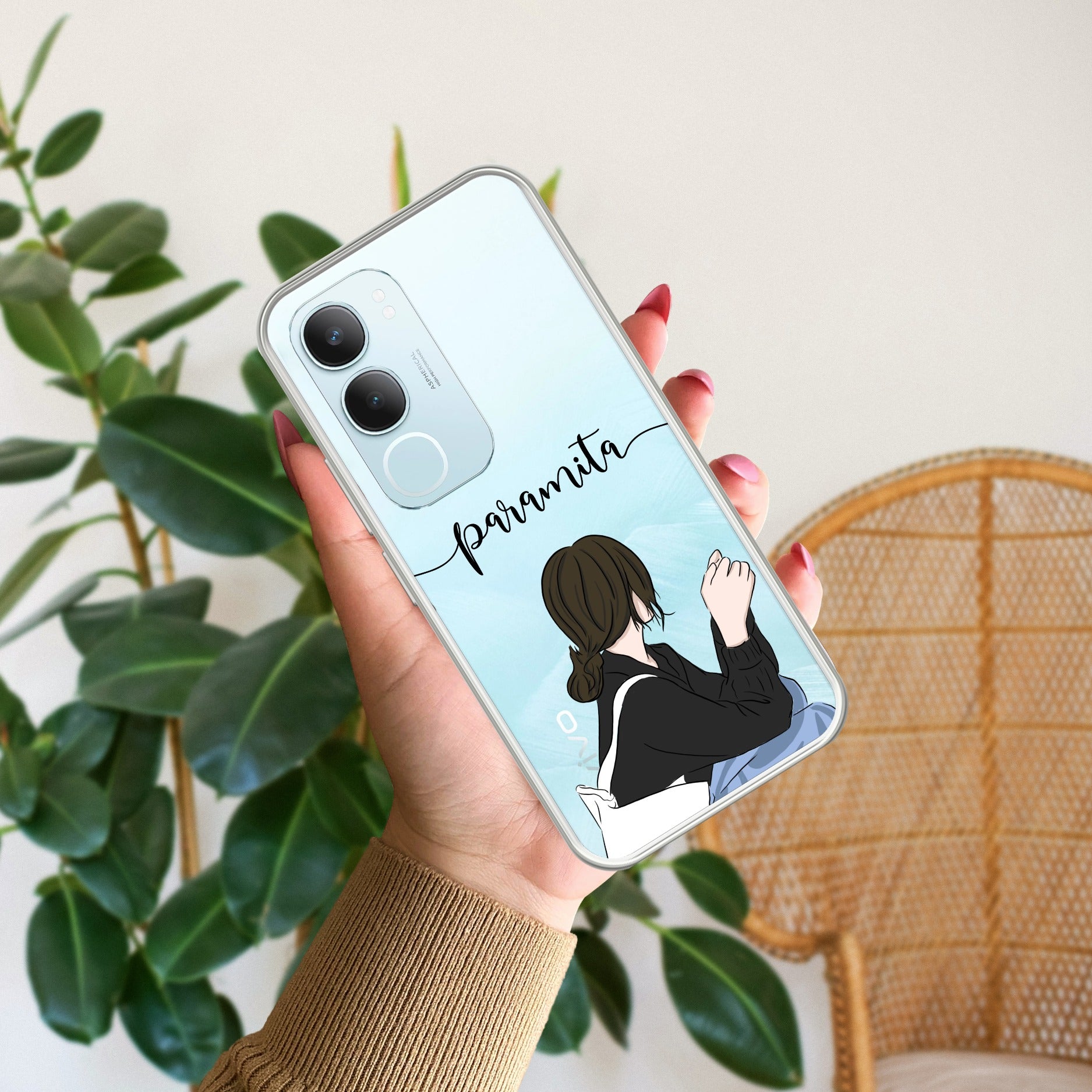 Relax Mood Customize Transparent Silicon Case For Vivo Y29 5G