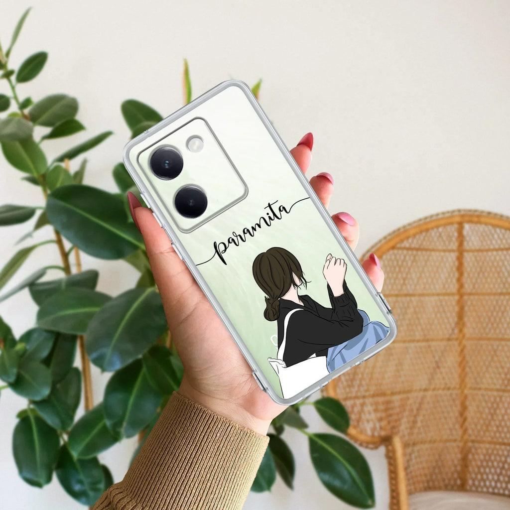 Relax Mood Customize Transparent Silicon Case For Vivo Y39 5G