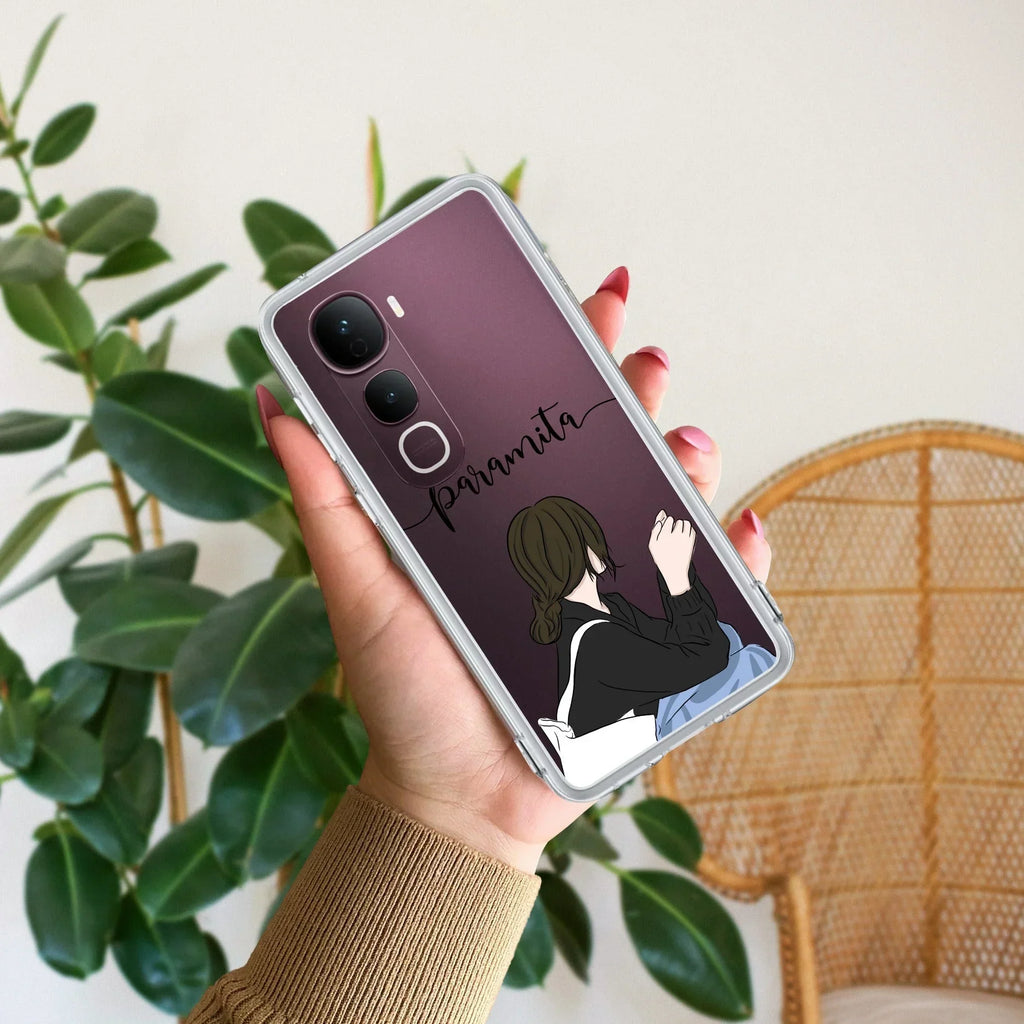 Relax Mood Customize Transparent Silicon Case For Vivo Y200 Pro 5G