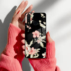 Retro Floral Glass Phone Case And Cover For Vivo - ShopOnCliQ