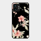 Retro Floral Glass Phone Case For Nothing Phone 2