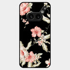 Retro Floral Glass Phone Case For Nothing Phone 2A Plus