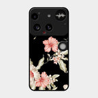 Retro Floral Glass Phone Case For Nothing Phone 3 5G