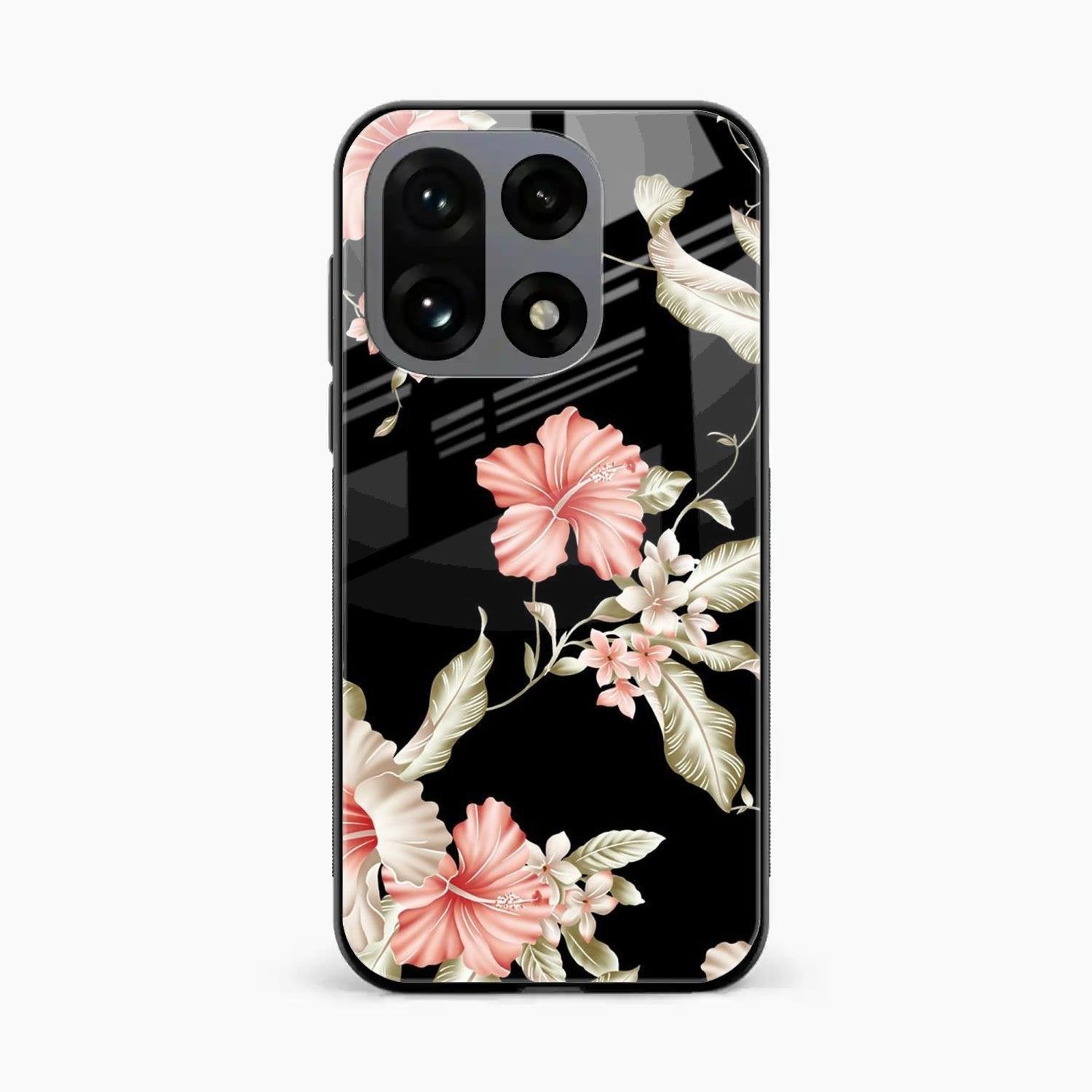 Retro Floral Glass Phone Case And For OnePlus 15 5G