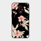 Retro Floral Glass Phone Case For Oneplus 7