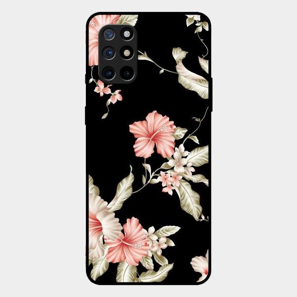 Retro Floral Glass Phone Case For Oneplus 8T