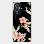 Retro Floral Glass Phone Case For Oneplus 9 5G