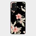 Retro Floral Glass Phone Case For Oneplus 9R 5G
