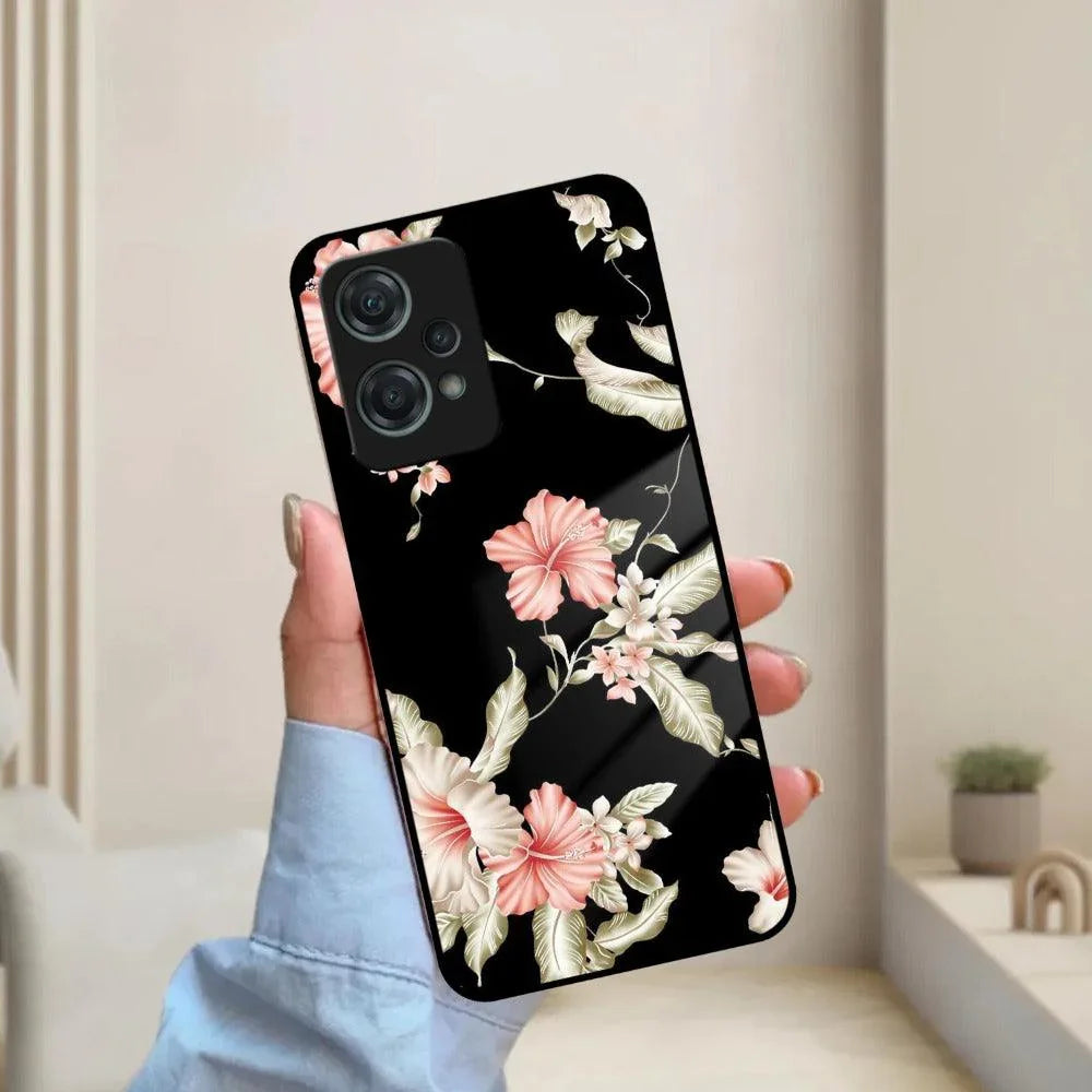 Retro Floral Glass Phone Case And Cover For OnePlus - ShopOnCliQ