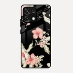 Retro Floral Glass Phone Case For Oppo F31 5G