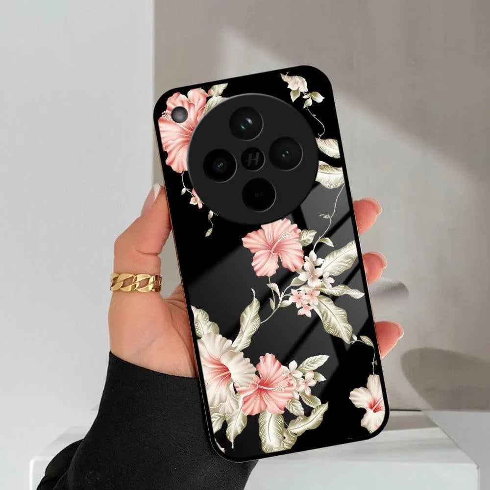 Retro Floral Glass Phone Case And Cover For Oppo - ShopOnCliQ