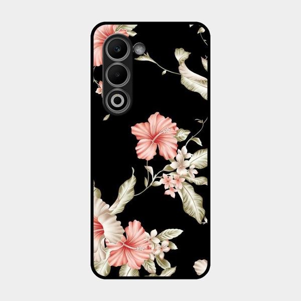 Retro Floral Glass Phone Case For Oppo K13X 5G