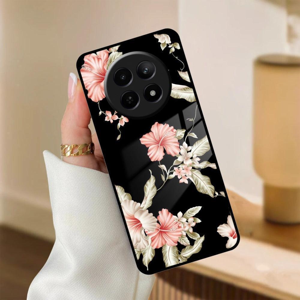 Retro Floral Glass Phone Case And Cover For Realme/Narzo - ShopOnCliQ