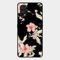 Retro Floral Glass Phone Case For Realme 7 Pro