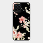 Retro Floral Glass Phone Case For Realme 8 Pro