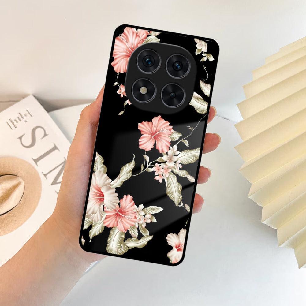 Retro Floral Glass Phone Case And Cover For Redmi/Xiaomi