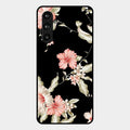 Retro Floral Glass Phone Case For Samsung Galaxy F54 5G