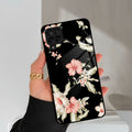 Retro Floral Glass Phone Case For Samsung Galaxy M42 5G