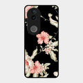 Retro Floral Glass Phone Case For Vivo T4R 5G