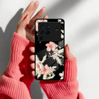 Retro Floral Glass Phone Case And Cover For Vivo - ShopOnCliQ