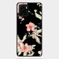 Retro Floral Glass Phone Case For Vivo Y01