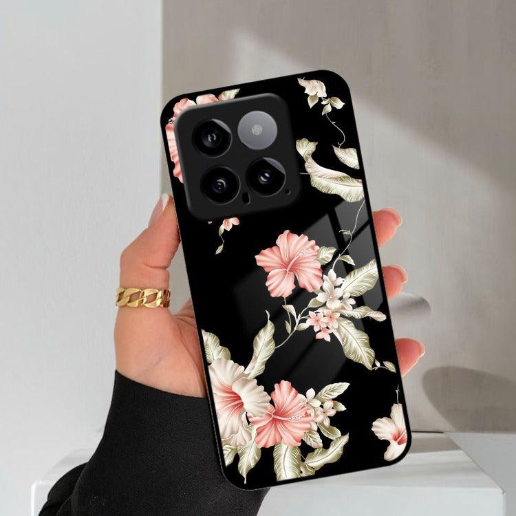 Retro Floral Glass Phone Case And Cover For Redmi/Xiaomi