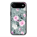Retro Floral Glossy Glass Case Cover V2 For iPhone Air