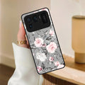 Retro Floral Glossy Glass Case Cover V2 For Redmi/Xiaomi - ShopOnCliQ