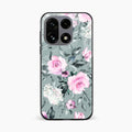 Retro Floral Glossy Glass Case Cover V2 For OnePlus 15 5G